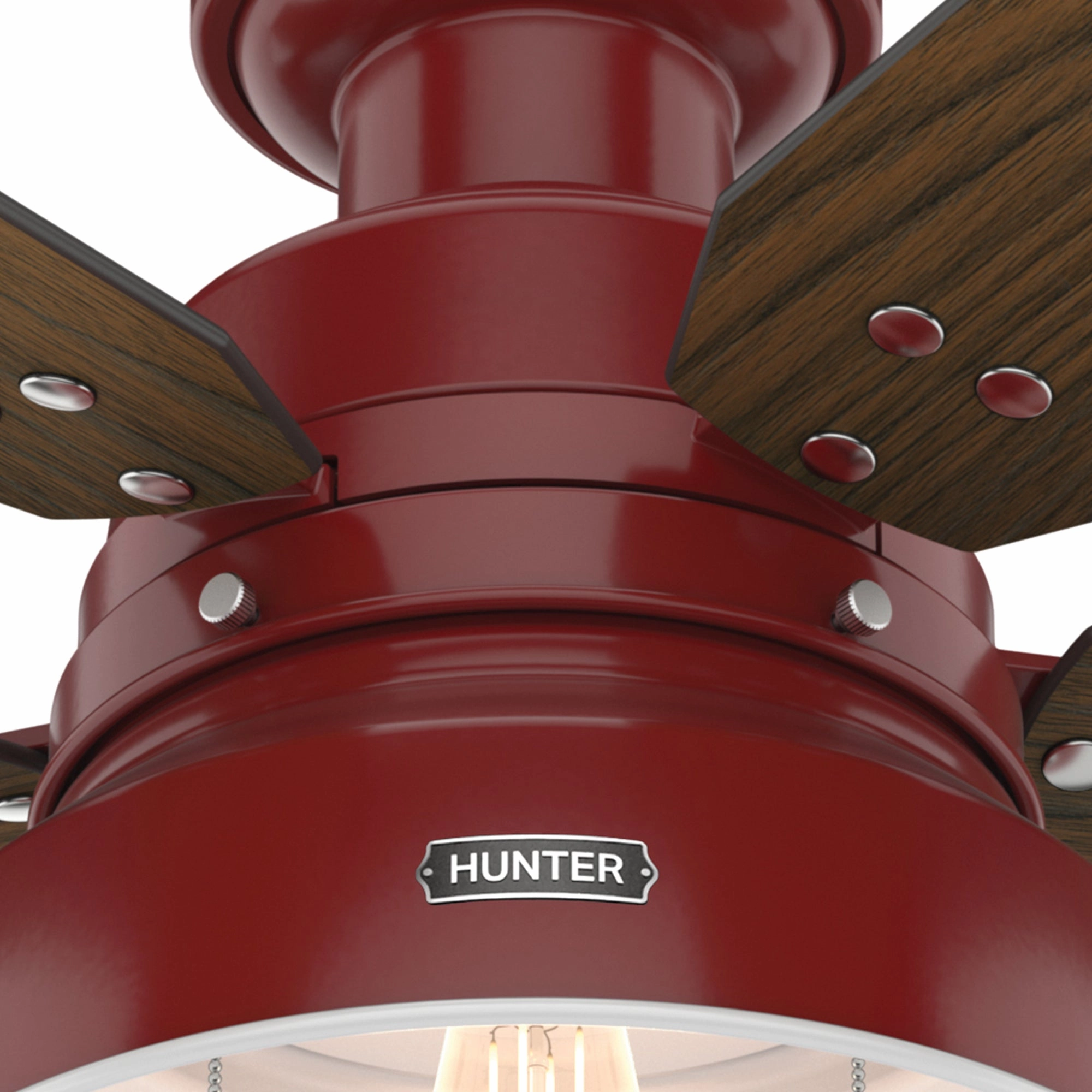 Mill Valley 52"Ceiling Fan Barn Red