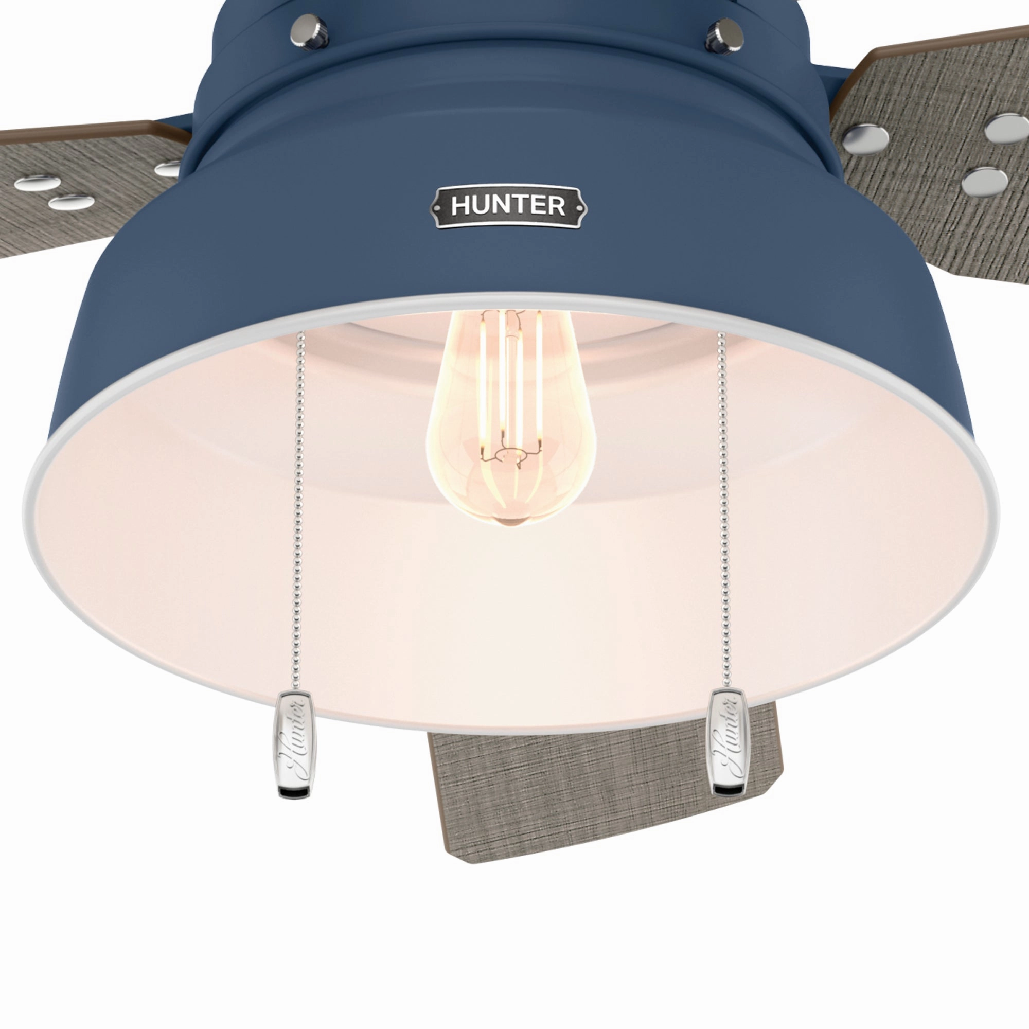 Mill Valley 52"Ceiling Fan Indigo Blue