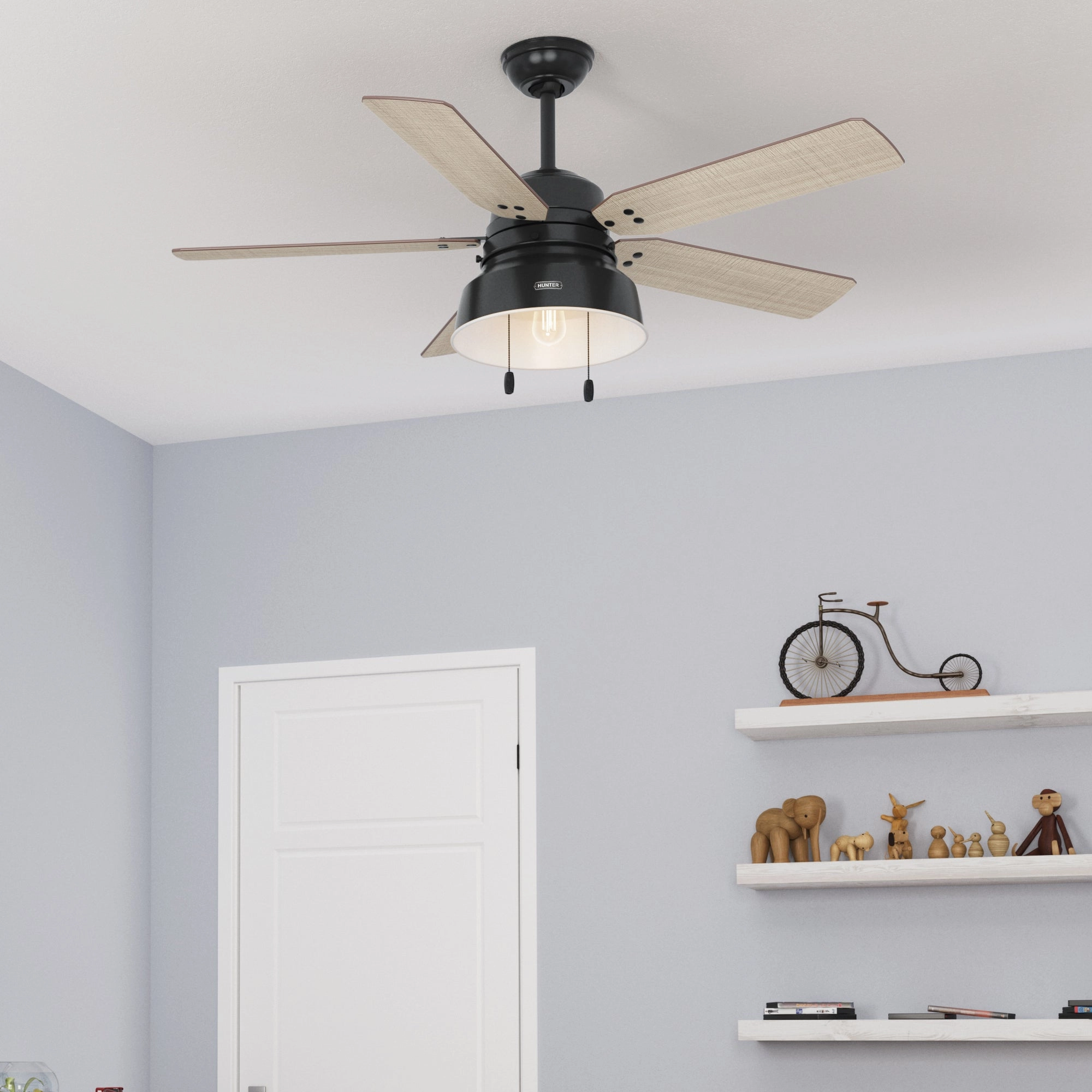 Mill Valley 52"Ceiling Fan Matte Black
