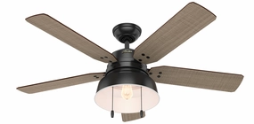 Mill Valley 52"Ceiling Fan Matte Black portable medium fans with handle design