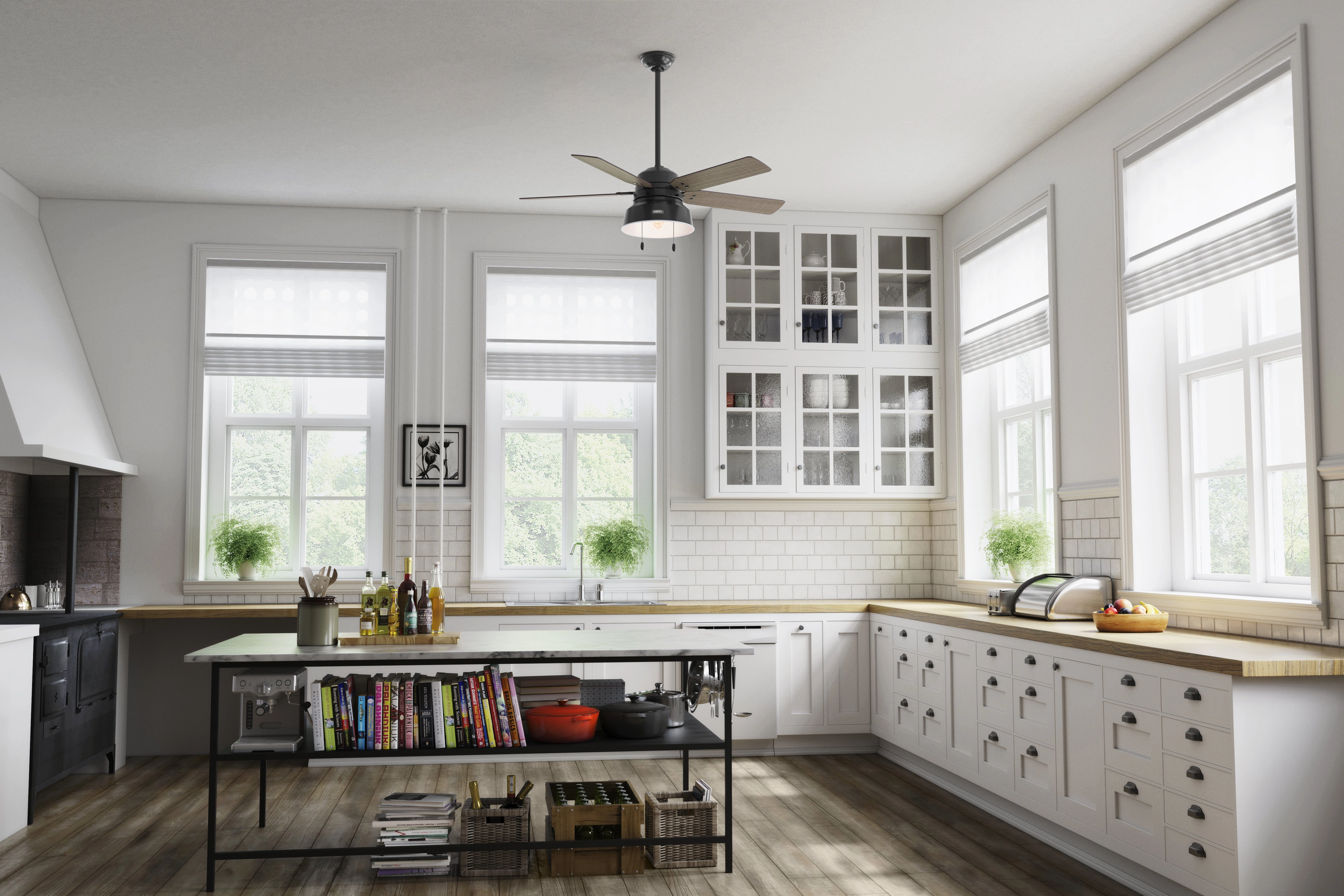 Mill Valley 52"Ceiling Fan Matte Black