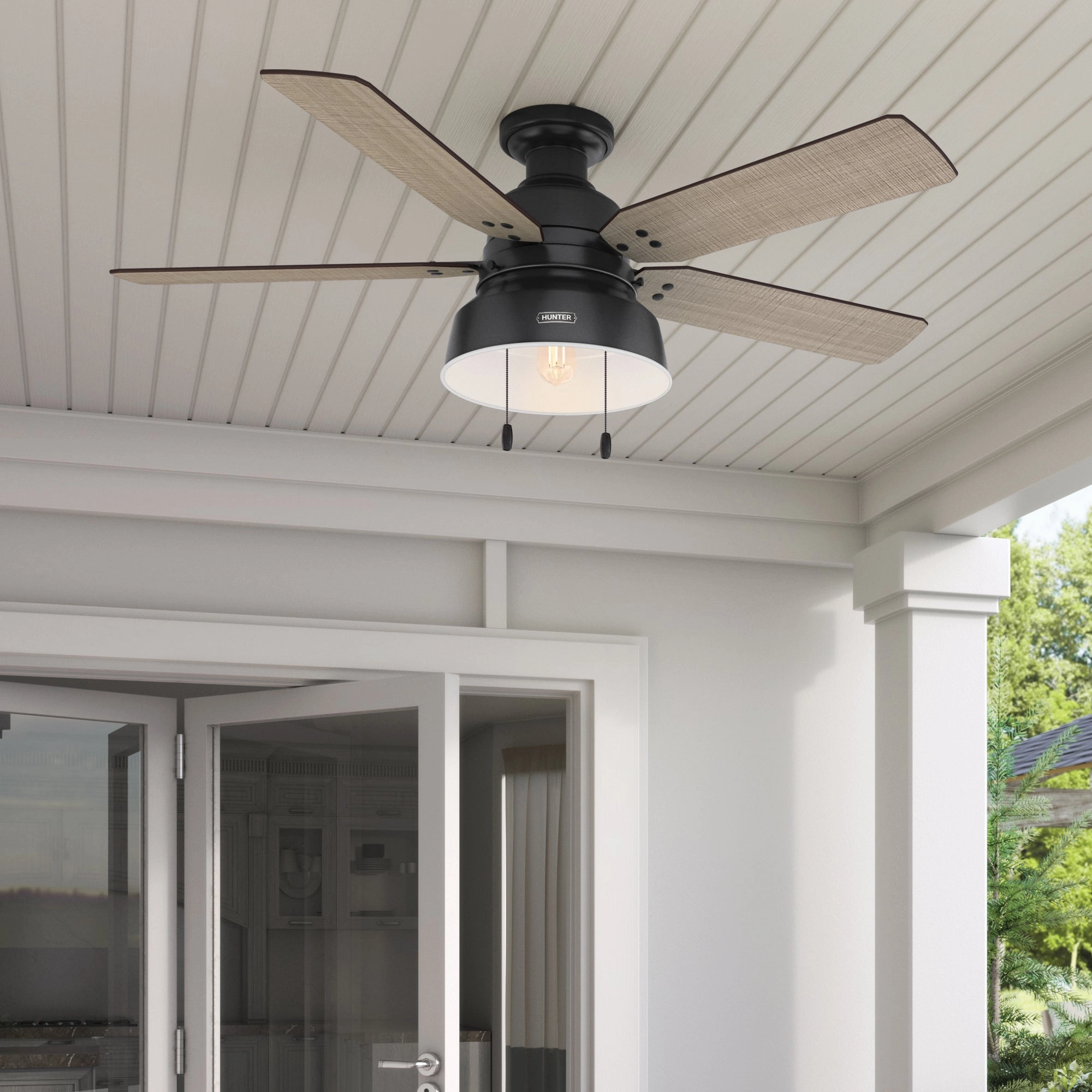Mill Valley 52"Ceiling Fan Matte Black