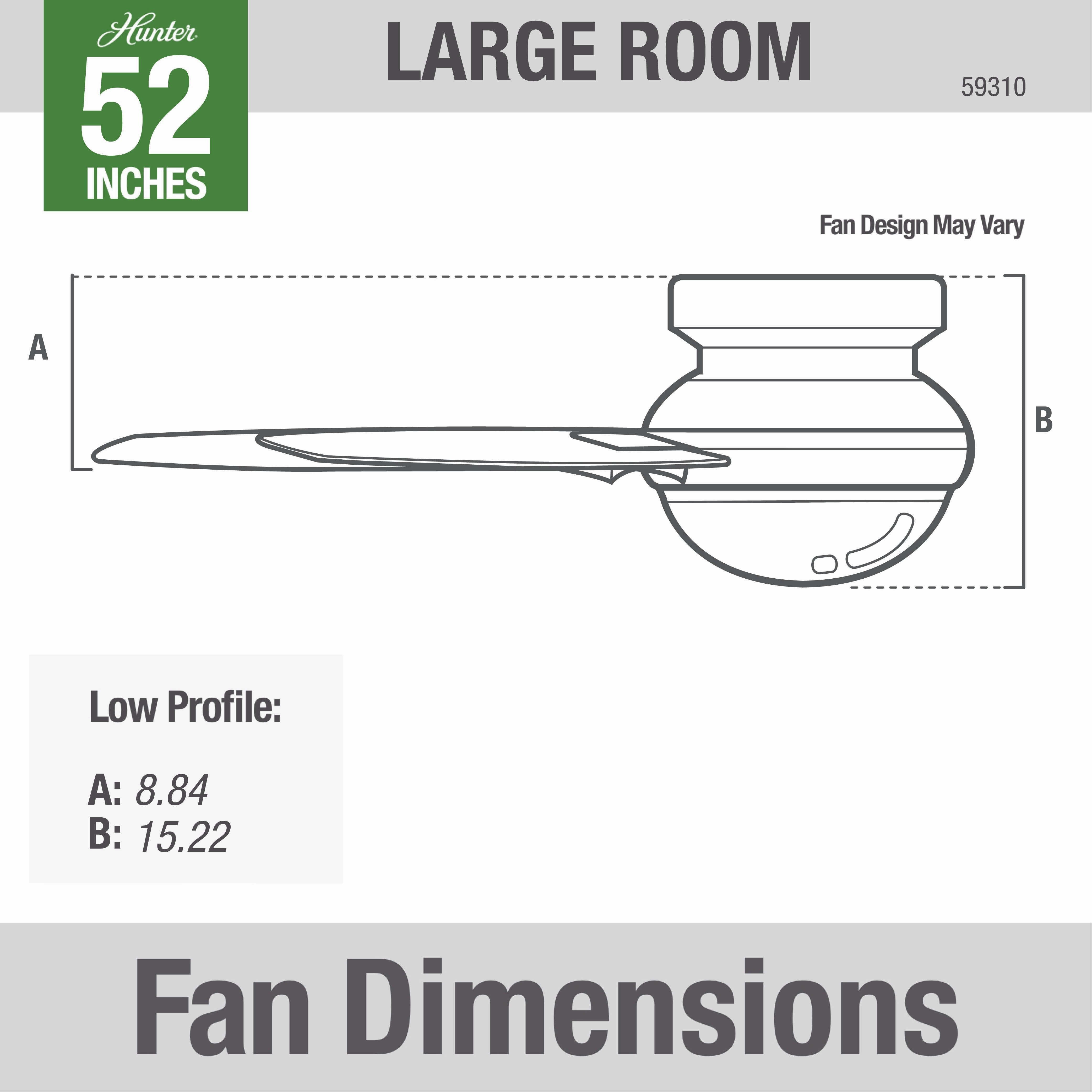 Mill Valley 52"Ceiling Fan Matte Black