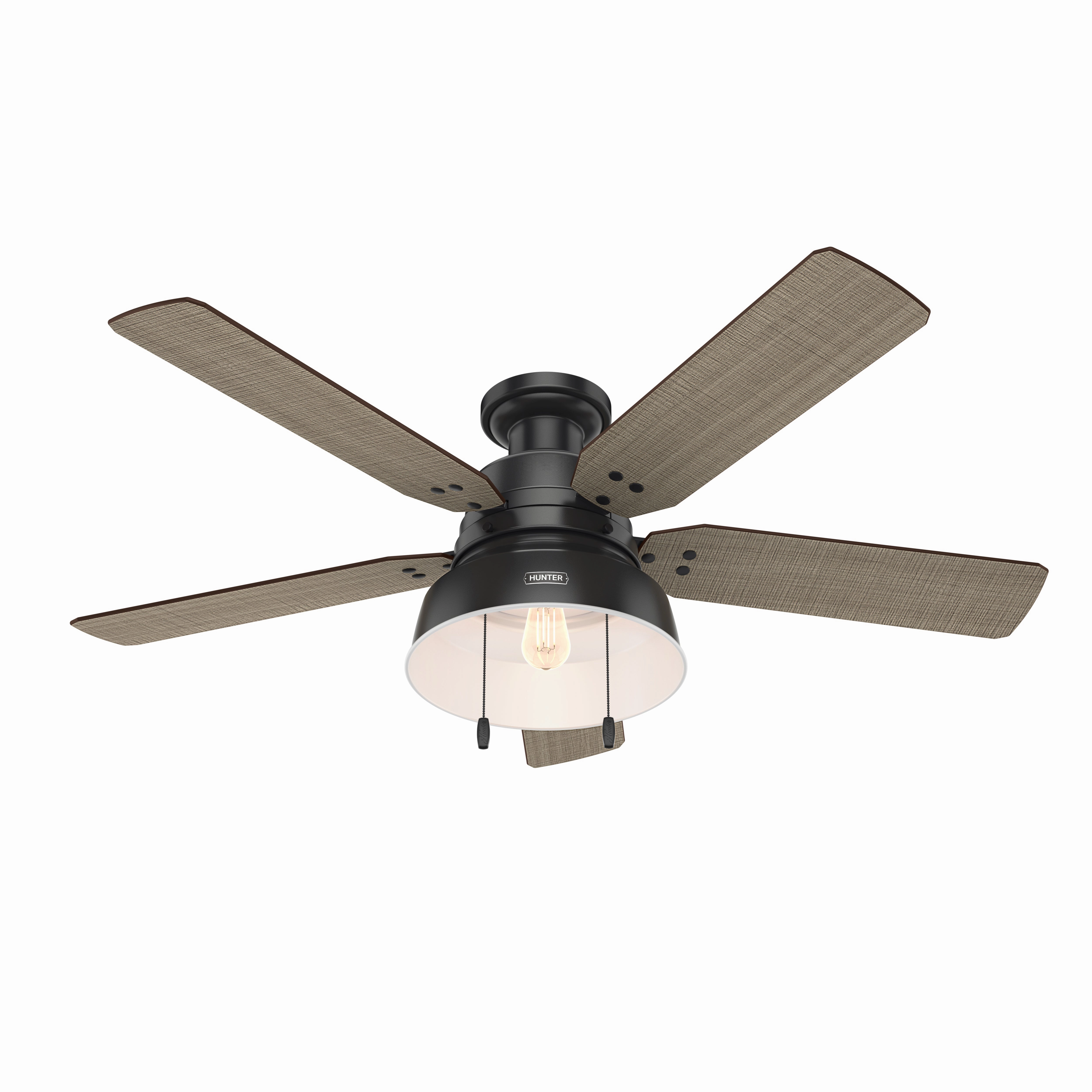 Mill Valley 52"Ceiling Fan Matte Black