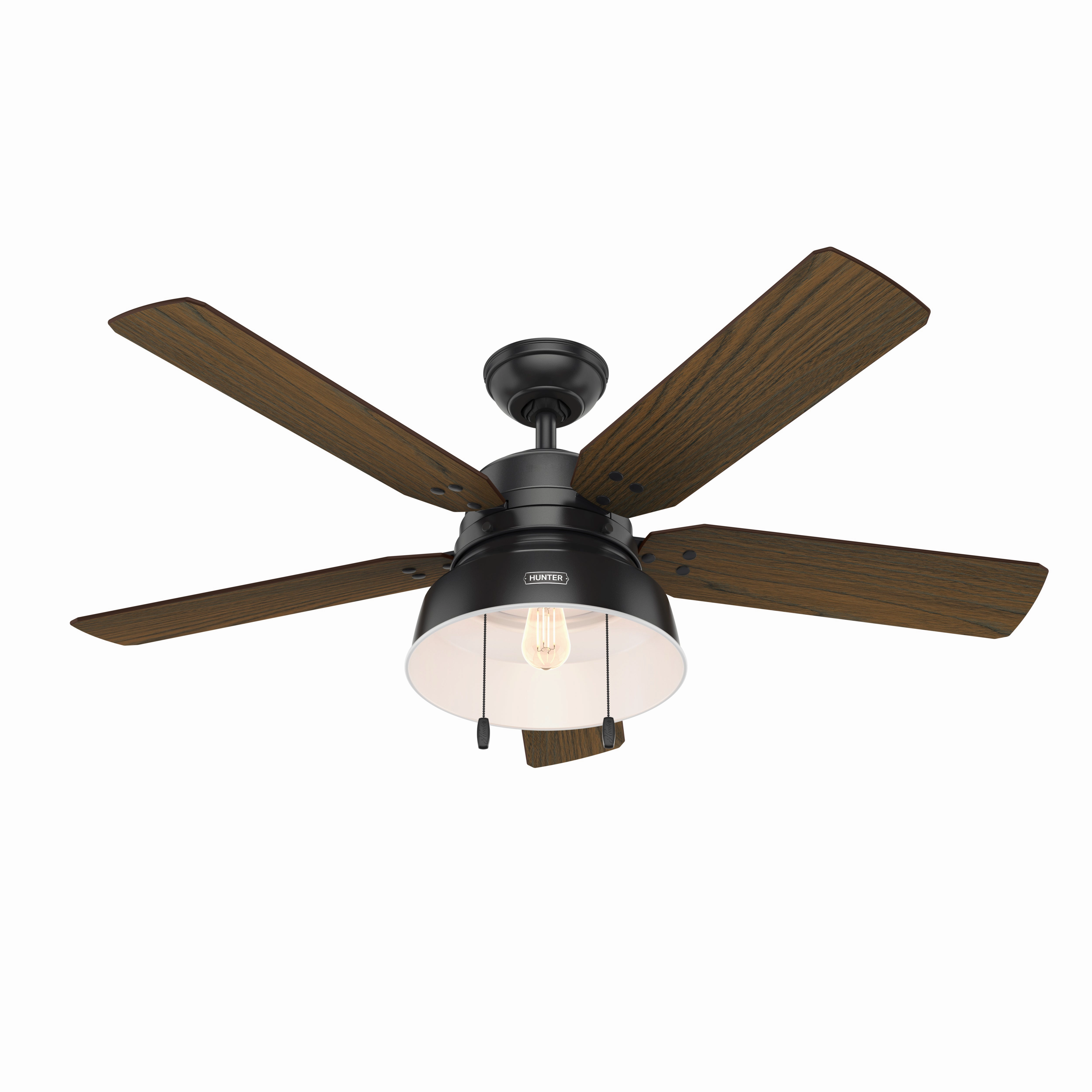 Mill Valley 52"Ceiling Fan Matte Black