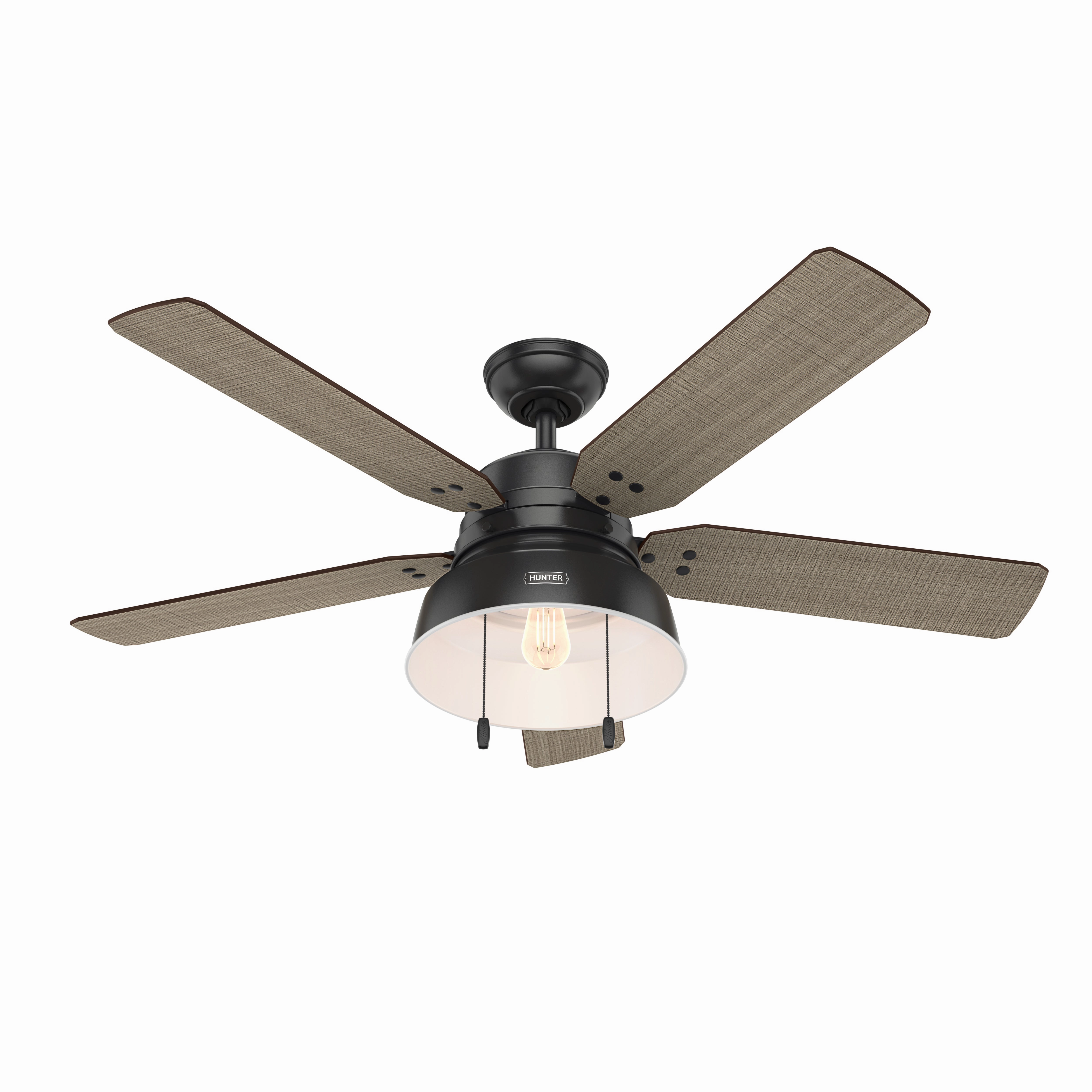 Mill Valley 52"Ceiling Fan Matte Black