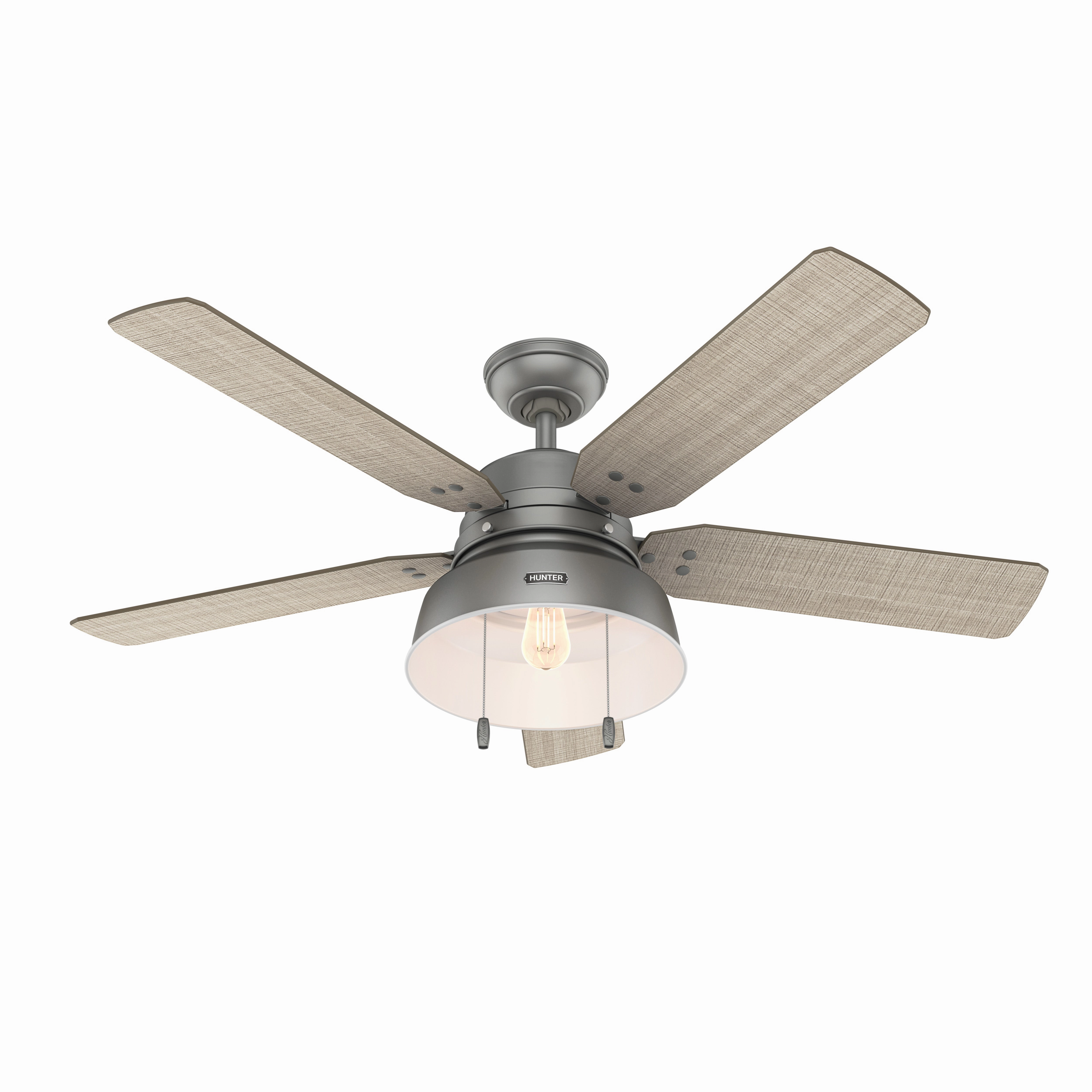 Mill Valley 52"Ceiling Fan Matte Silver