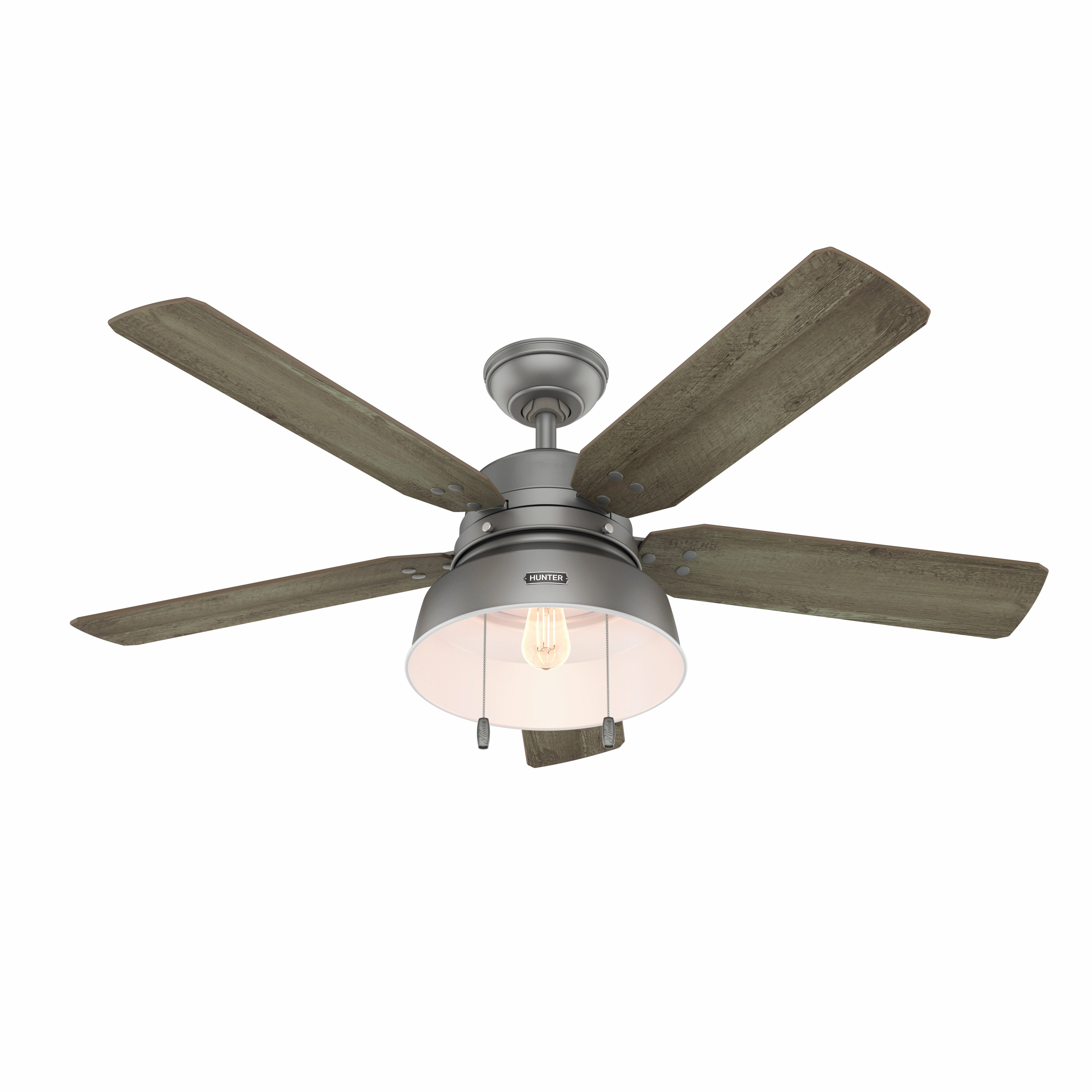 Mill Valley 52"Ceiling Fan Matte Silver
