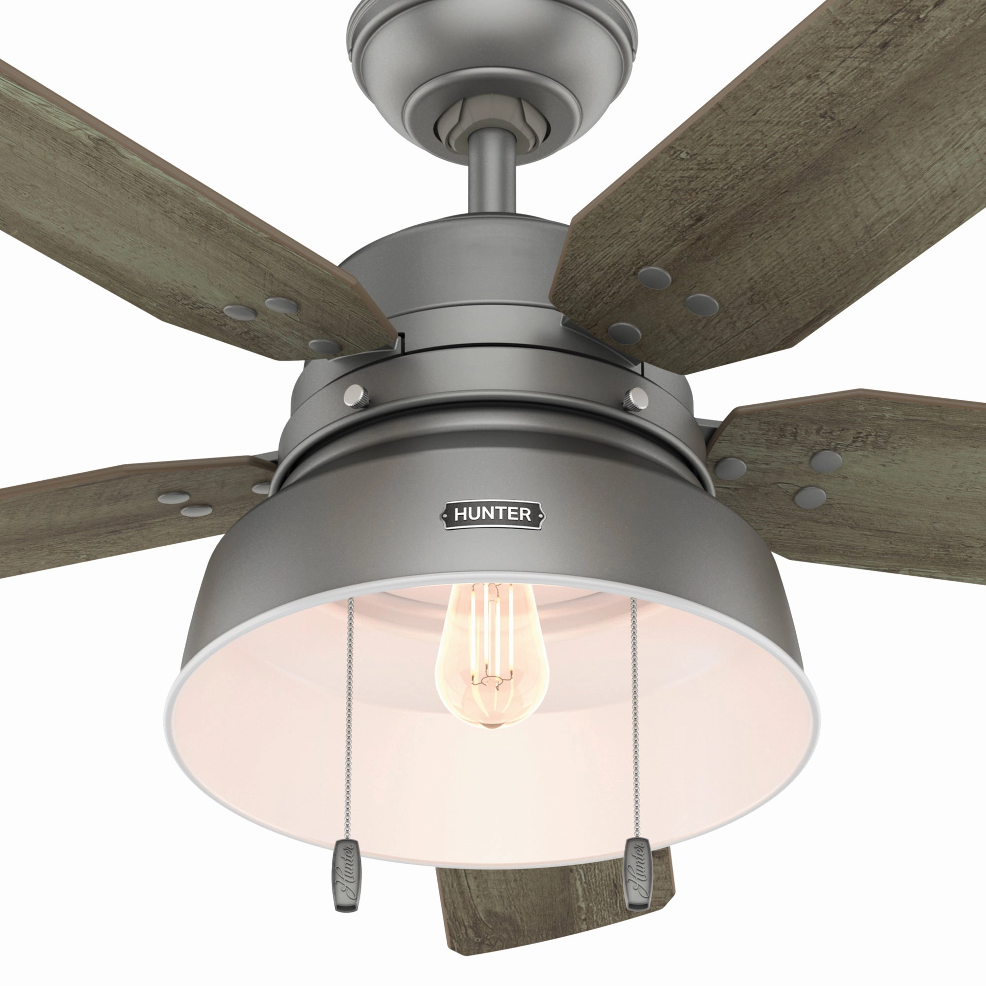 Mill Valley 52"Ceiling Fan Matte Silver