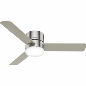 Minimus 52"Ceiling Fan Brushed Nickel medium size fans for home ventilation