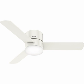 Minimus 52"Ceiling Fan Fresh White quiet medium fans for living room use