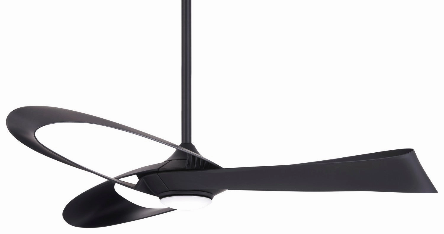 Minka Aire Bowie 52" DC Ceiling Fan with Dimmable LED Light and Remote Control powerful indoor fans for whole-room cooling