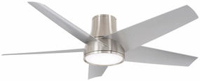 Minka Aire Chubby II 58" Smart DC Indoor/Outdoor Flushmount Ceiling Fan with 40W LED and Remote Control Modern ceiling fan for home cooling