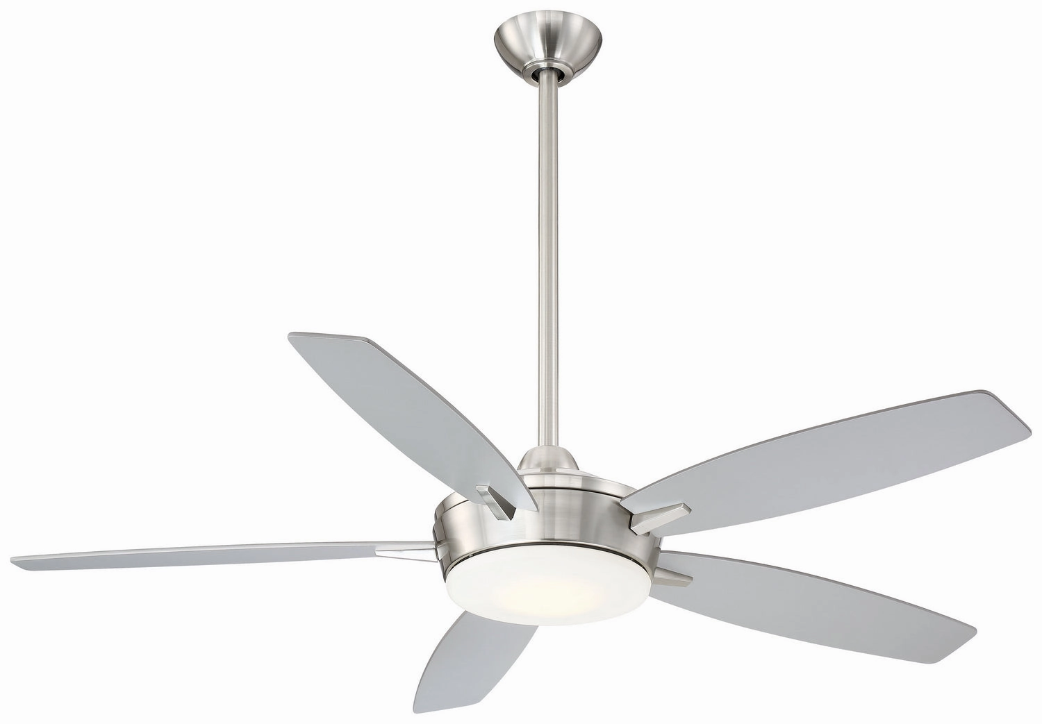 Minka Aire Espace 52" Ceiling Fan with 18W Dimmable LED Light and Remote Control Modern ceiling fan for home cooling