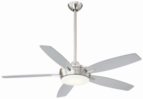 Minka Aire Espace 52" Ceiling Fan with 18W Dimmable LED Light and Remote Control whisper-quiet fans for indoor comfort