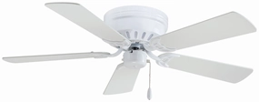 Minka Aire Mesa Pull Chain Flushmount Ceiling Fan low-noise indoor fans for peaceful settings