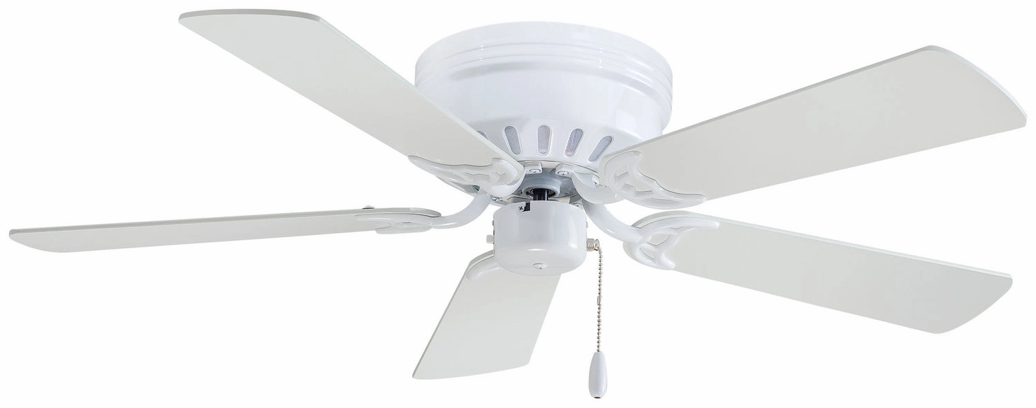 Minka Aire Mesa Pull Chain Flushmount Ceiling Fan low-noise indoor fans for peaceful settings
