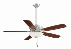 Minka Aire Minute 52" DC Pull Chain Ceiling Fan with 26W LED Light low-noise indoor fans for peaceful settings
