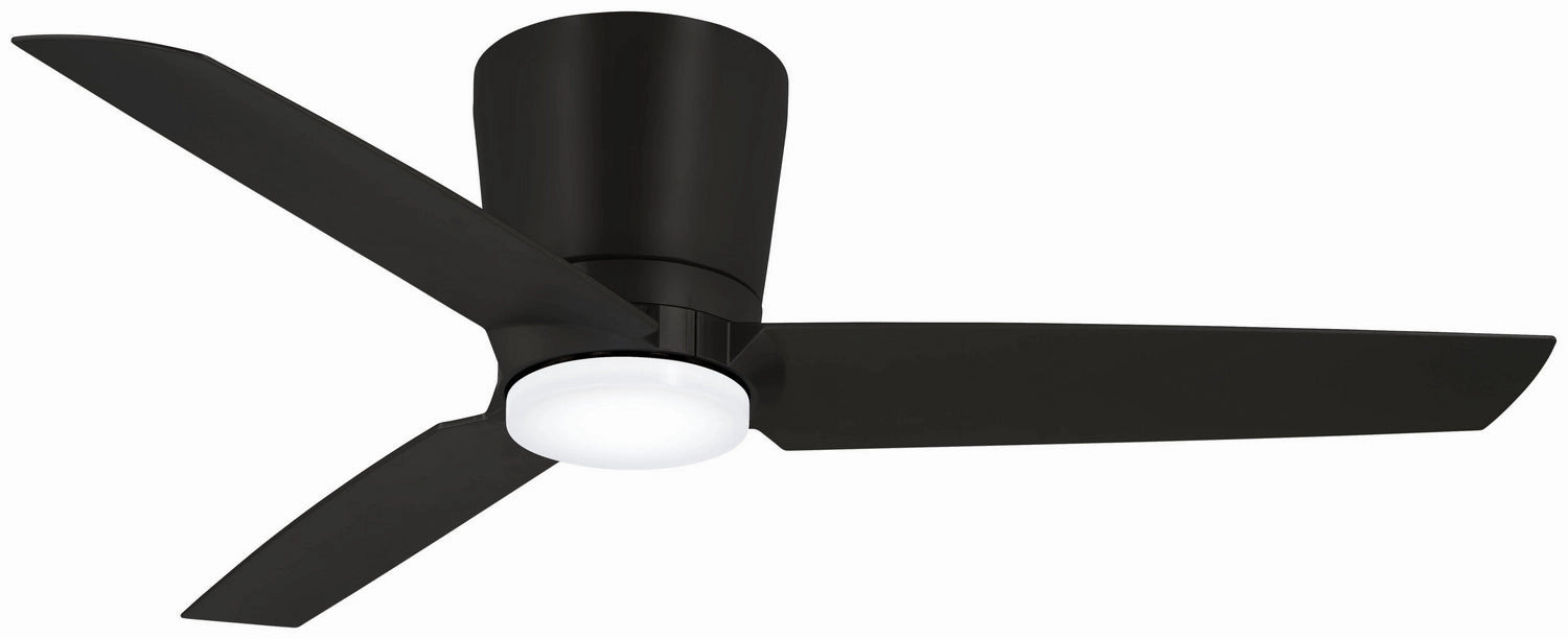 Minka Aire Pure 48" Flushmount Ceiling Fan with 16W LED Light and Wall Control