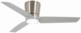 Minka Aire Pure 48" Flushmount Ceiling Fan with 16W LED Light and Wall Control low-noise indoor fans for peaceful settings