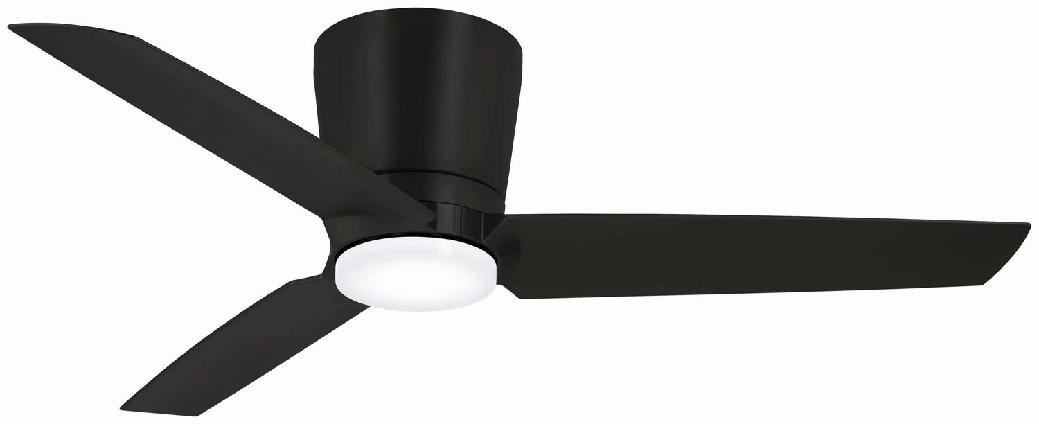 Minka Aire Pure 48" Flushmount Ceiling Fan with 16W LED Light and Wall Control