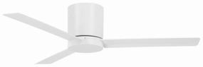 Minka Aire Roto Flush 52" Ceiling Fan with 20W LED Dimmable Light and Remote Control Modern ceiling fan for home cooling