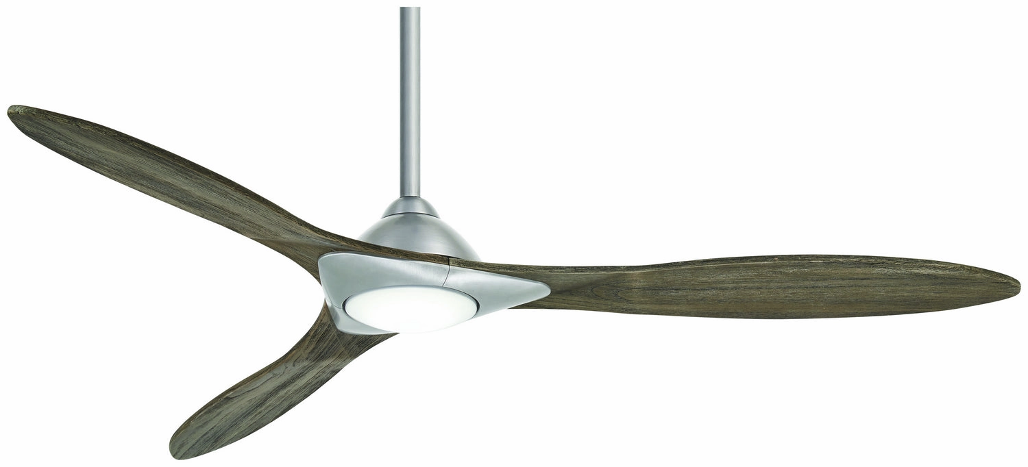 Minka Aire Sleek 60" Smart DC Ceiling Fan with 16W Dimmable LED light and Handheld Remote Control Modern ceiling fan for home cooling