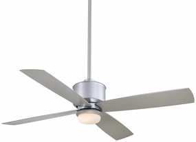 Minka Aire Strata 52" Outdoor Ceiling Fan with 14W LED Light and Remote Modern ceiling fan for home cooling
