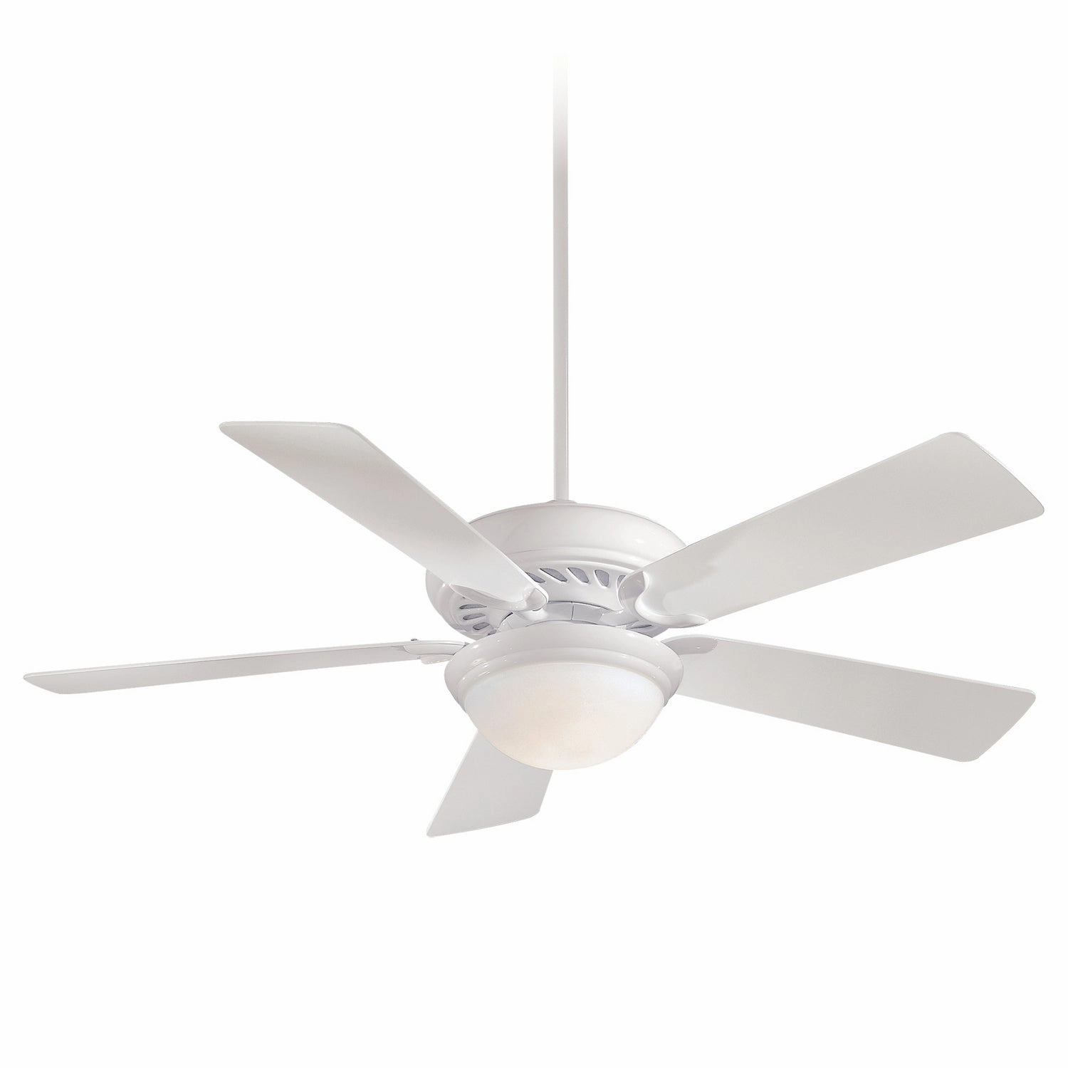 Minka Aire Supra Ceiling Fan with Light and Remote Control compact indoor fans for apartment use