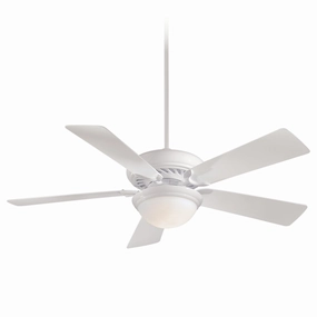 Minka Aire Supra Ceiling Fan with Light and Remote Control compact indoor fans for apartment use