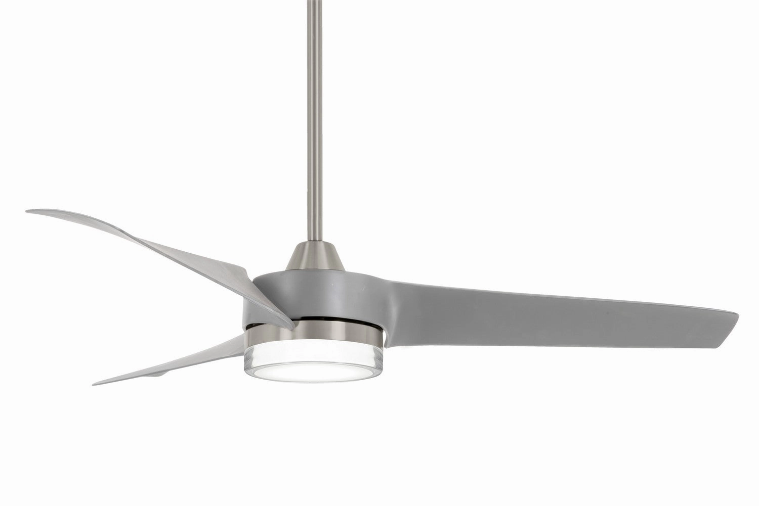 Minka Aire Veer 56" Ceiling Fan in with 16W LED Light and Remote Control Modern ceiling fan for home cooling