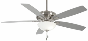 Minka Aire Watt II 60" Pull Chain DC Ceiling Fan with LED Light Modern ceiling fan for home cooling