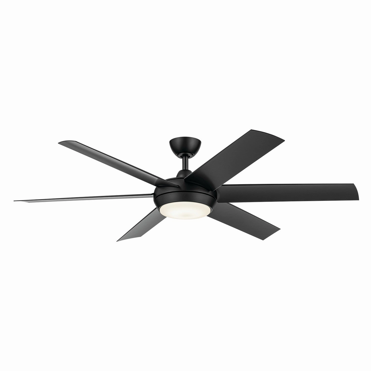 Mint 60"Ceiling Fan Satin Black medium size fans for home ventilation