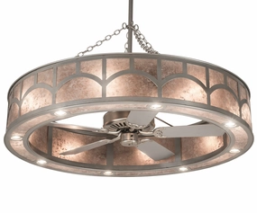 Mission 16 Light Chandel-Air decorative fandeliers with lights