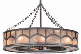 Mission 16 Light Chandel-Air decorative fandeliers with lights