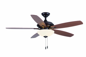 Modelo 52"Ceiling Fan Oiled Bronze home cooling fans in medium size