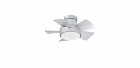 Modern Forms Fan Vox Flush Smart Outdoor DC Ceiling Fan with 23.5W CCT LED and Remote energy-saving indoor fans for bedrooms