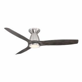 Modern Forms Fans Skylark 54" Flushmount Smart Outdoor DC Ceiling Fan with 19.5W CCT LED and Remote Control Energy-efficient ceiling fan with remote