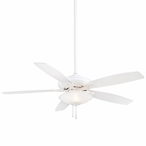 Mojo 52"Ceiling Fan White stylish medium fans for contemporary homes