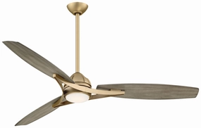 Molino Led 65"Outdoor Ceiling Fan Soft Brass stylish medium fans for contemporary homes