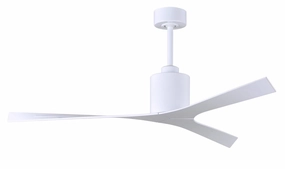 Molly 56"Ceiling Fan Gloss White energy-efficient medium fans with remote