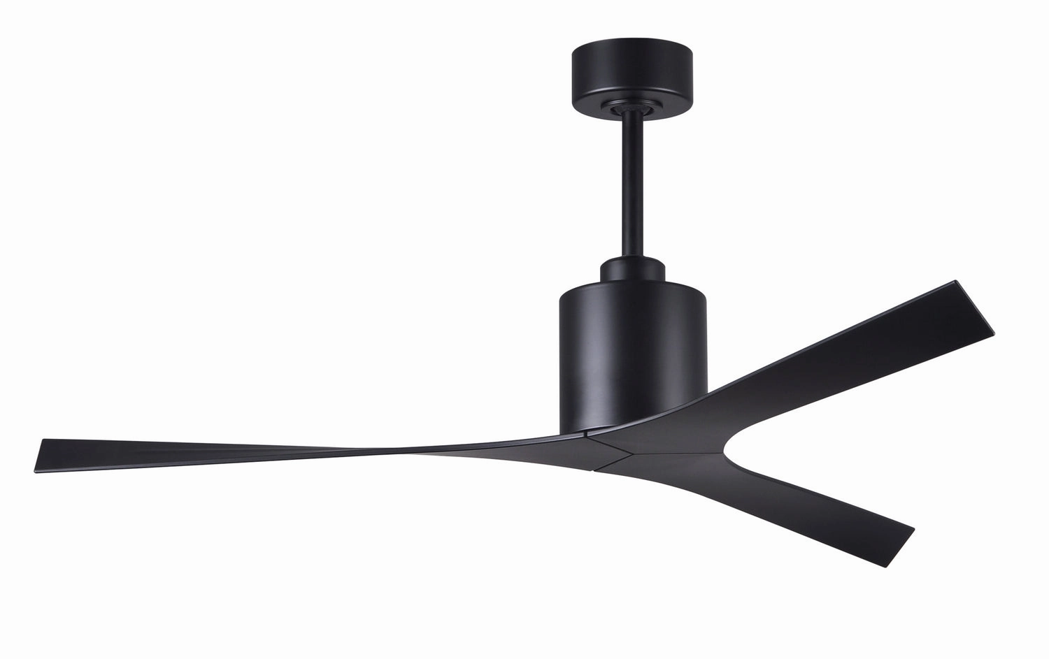 Molly 56"Ceiling Fan Matte Black quiet medium fans for living room use