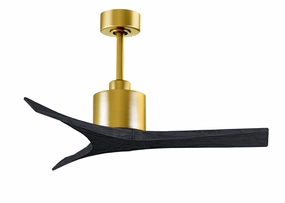 Mollywood 42"Ceiling Fan Brushed Brass small electric fans for personal cooling