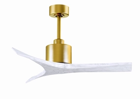 Mollywood 42"Ceiling Fan Brushed Brass small electric fans for personal cooling