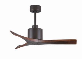 Mollywood 42"Ceiling Fan Textured Bronze medium size fans for home ventilation