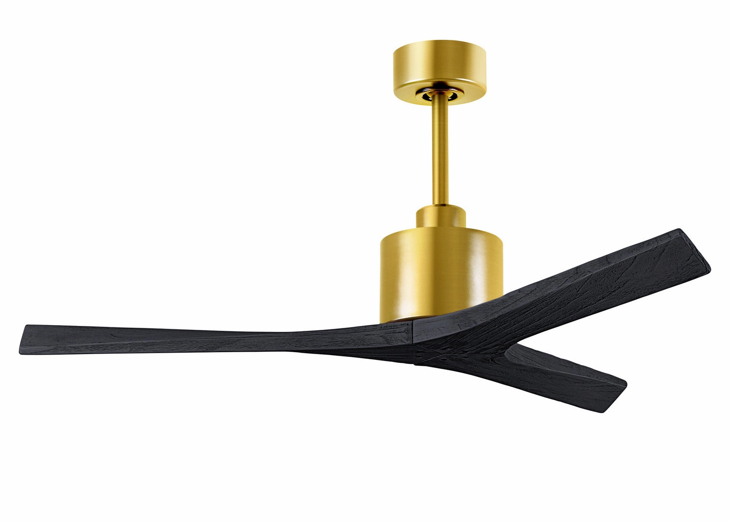Mollywood 52"Ceiling Fan Brushed Brass compact medium fans for desks and counters