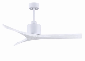 Mollywood 52"Ceiling Fan Matte White mini handheld fan for personal travel use