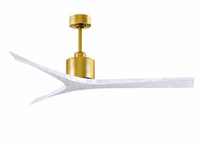 Mollywood 60"Ceiling Fan Brushed Brass stylish medium fans for contemporary homes
