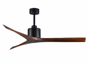 Mollywood 60"Ceiling Fan Matte Black quiet small fans for desk or nightstand
