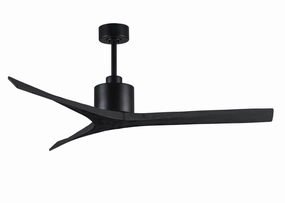 Mollywood 60"Ceiling Fan Matte Black modern medium fans for everyday cooling